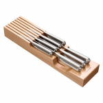 Fiskars peilių laikiklis Wooden, 43.8 cm