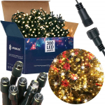 LED Kalėdų lempučių virtinė, 300 LED, 25,5M