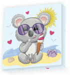 Deimantinė mozaika Koala cream 22x22 cm