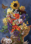Deimantinė mozaika Garden in gold 72x52 cm
