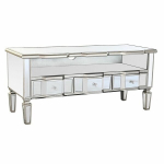 Televizoriaus baldas - Thyann - Sidabrinis - Veidrodis - MDF - 112x50x45 cm
