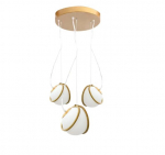 Pakabinamas &scaron;viestuvas APP1090-3 CP GOLD WHITE