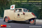 Miniart - Tempo A400 Lieferwagen German 3-wheel Delivery Van, 1/35, 35382