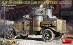 Klijuojamas Modelis MiniArt 39016 Austin Armoured Car 1918 Pattern. Ireland 1919-21. British Service. Interior Kit 1/35