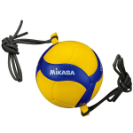Tinklinio kamuolys su gumomis Mikasa V300W-AT-TR geltonai/mėlynas