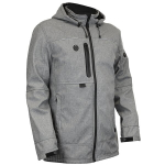 Pilkos spalvos Softshell striukė