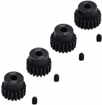 4 vnt. 18T 19T 20T 21T 48DP 3.175mm veleno krumpliaračių modulio krumpliaračiai be&scaron;epetėliniam varikliui 1:10 1/10 RC Monster/Buggy/Truck