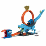 Automobilių trasa Hot Wheels Dinozauras su kilpa Mattel