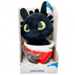 Mink&scaron;tas žaislas Prisijaukinti drakoną Toothless Mug, 18cm
