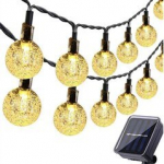 LED girlianda su saulės baterija Burbuliukai, 7.85 m