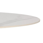 Stalas Simplet Skinny premium stone, baltas