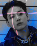 Deimantinė mozaika su rėmeliu TM Varvikas BTS Jungkook LG327e 40x50 cm