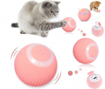 Interaktyvus kamuoliukas katėms Smart Cat Ball, rožinis