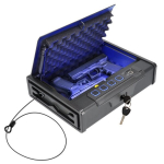 Ginklų dėklas Brihard Portable Pistol Biometric