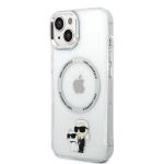 Coque Magsafe - KARL LAGERFELD - iPhone 15 - Permatomas - Karl ir Choupette - Optimalus apsaugos lygis