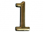 Numeris 1 CR 1, chromo spalvos, 5 cm