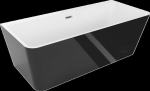 Vonia Mexen Volta, 170 x 75 cm, White/Black+Chrome