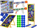 Žaislinis &scaron;autuvas Lean Toys su kamuoliukais ir taikiniu