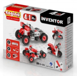 Konstruktorius Engino Inventor &bdquo;Keturračiai ir motociklai&ldquo;, 4 modeliai