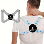 Įkraunamas Nugaros Laikysenos Korektorius su Vibracija, USB Įkrovimas.