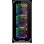 PC ATX korpusas - SHARKOON - AK5G RGB - Grūdintas stiklas - 4 PWM au&scaron;intuvai - Skysčio au&scaron;inimas