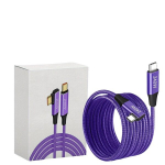 240W USB C į C greito įkrovimo laidas iPhone 15 Pro Max, PD240W alkūninis kabelis