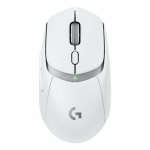Logitech G309 LIGHTSPEED Wireless Mouse, Lightweight, LIGHTFORCE Hybrid Switches, HERO 25K Sensor - White