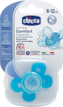 Ortodontinis žindukas Chicco Physio Comfort su sterilizavimo dėklu, 6-12 m, i&scaron; "mum effect" silikono