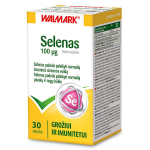 Maisto papildas Selenas 100mcg, 30 tablečių
