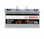 Akumuliatorius Bosch S5A13 AGM 95 AH 850A