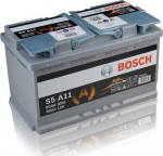 Akumuliatorius Bosch S5A11 AGM 80 AH 800A