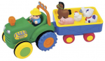 Traktorius su priekaba Kiddieland su garsais
