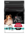 Pro Plan suaugusių vidutinių veislių, jautrią vir&scaron;kinimo sistemą turinčių &scaron;unų pa&scaron;aras su ėriena, 3 kg