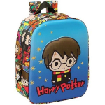 3D Harry Potter kuprinė - SAFTA - Pritaikyta vežimėliui - Lengvai valoma - Skirta skirtingo amžiaus vaikams