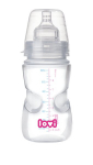 Buteliukas plačiu kakliuku Lovi PP Super vent 250ml, 21/562