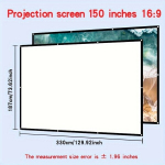 Ne&scaron;iojamas 16:9 4K kino projektoriaus ekranas , 152,4 cm 16:9