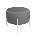 "OLA LOFT" kojų atramos suoliukas metalinis baltas BL14