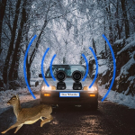 2/4/6 vnt. Elnių &Scaron;vilpukai Automobiliams Susidūrimų Vengimui