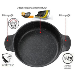 Tajinas - CHEFFINGER - 28cm - Aliuminis - Nelipnus - Juodas