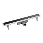 Du&scaron;o latakas Laveo Basso 2in1, 70 cm, Black Glass