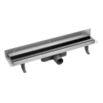 Du&scaron;o latakas Laveo Basso 2in1, 50 cm, Black Glass (montuojamas prie sienos)