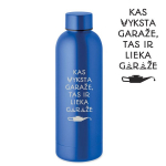 Metalinė termo gertuvė "Lieka garaže" (500ml), Juoda