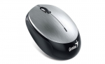 "genius" pelė nx-9000bt, 1200dpi, "bluetooth", optinė, 3 but., belaidė, sidabrinė, integruotas akumuliatorius, "bluetooth