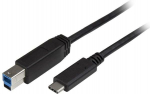 USB-C į USB-B kabelis - STARTECH - 2 m - USB 3.0 - Vyras/Vyras - Juodas