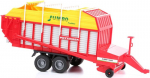 Jumbo 6600 &scaron;ieno priekaba - BRUDER - Reguliuojamas auk&scaron;tis - &Scaron;oninės durys ir kopėčios