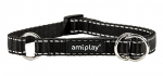 Amiplay pusiau smaugiamas antkaklis Reflective, XL, juodas
