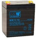 Akumuliatorius MWPower MW 12V 5Ah F2(250) AGM