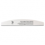 Dvipusė pusiau apvali dildė nagams Peggy Sage 180/180, balta