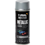 Aerozolinis akrilinis lakas, METALLIC, sidabrinis, 400ml, INRAL