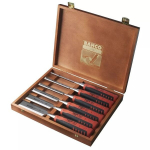 Kaltų rinkinys medinėje dėžėje Bahco 424P-S6-EUR, 6 vnt